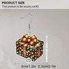 2D Flat Christmas Ribbon Box Dangle Earrings, Lightweight Acrylic Material,Ideal for Party Gifts, Jewelry, and Christmas Gifts.