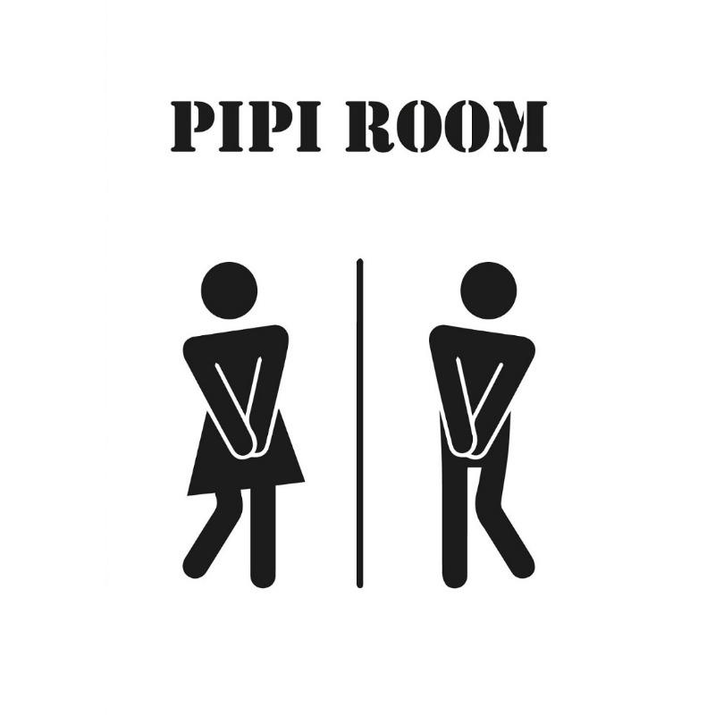 WC Humor French Commentary Toilet Quote Different Ways Poster Print Wall Art Pictures Canvas Painting Living Room Home Decor