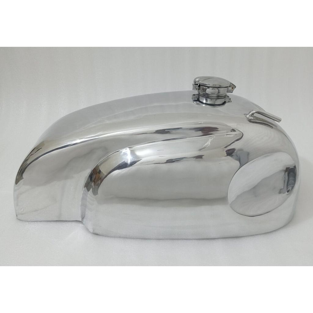 Chrome Steel Gas Fuel Petrol Tank Norton Manx Wideline Featherbed Triton |Fit
