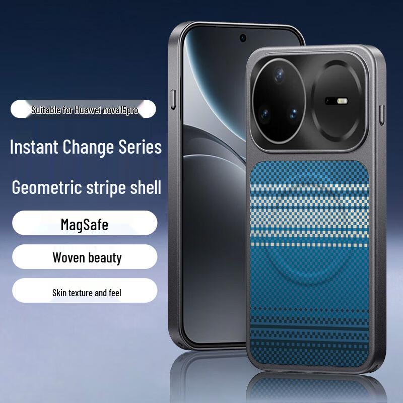 Huawei Nova 15 Pro/Ultra Magnetic Leather Texture Shockproof Phone Case