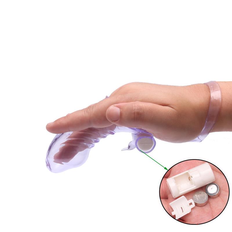 Fingerarm voksen sexleketøy for kvinner Vaginal massasjeapparat Kvinnelig masturbator Klitorisstimulator