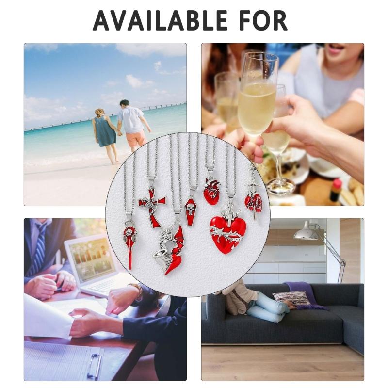 Verstellbare Länge Halskette Metallanhänger Halskette Unisex Streetwear Accessoire Hip Hop Choker Schmuck für Männer und Frauen