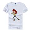 Disney Cartoon Toy Story Woman Tops White Clothes Short Sleeve Tee Oversized Friends 2024 Summer Blouse Grunge Y2K Mens T-shirts