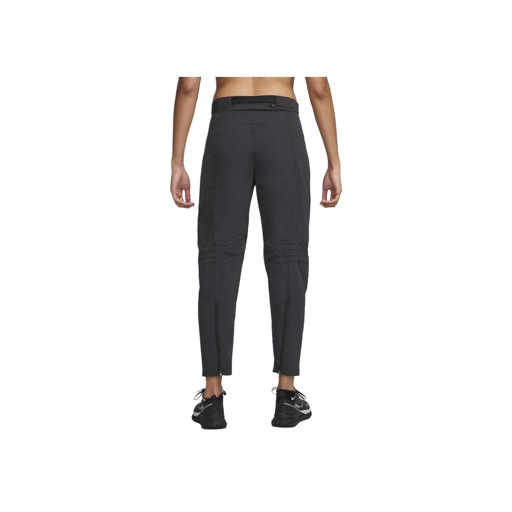 Nike Solid Comfortable Mid Waist Cargo Knit Sports Pants Women Pants Black FV6372-010