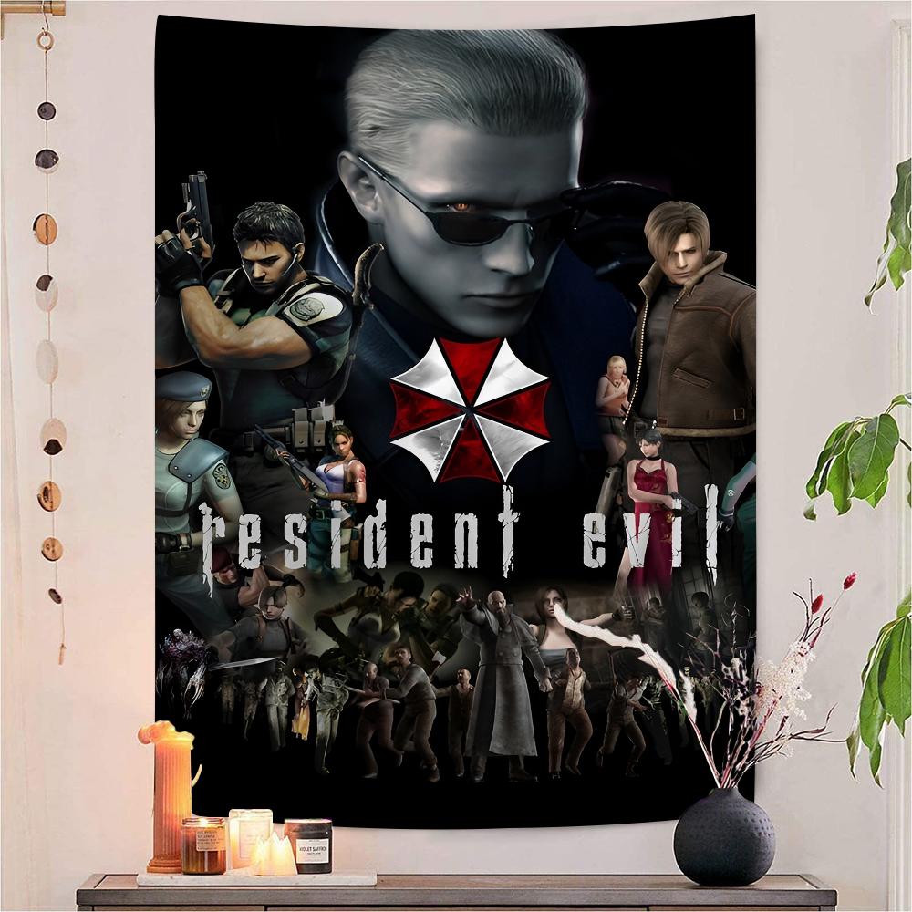 Canvas Painting Game RRESIDENT EVIL DIY Wall Tapestry for Living Room Home Dorm Decor Wall Art Decor