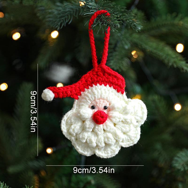 1 Pz Decorazione Natalizia da Appendere Calze di Lana Accessori Borsa Lavorata a Mano da Appendere