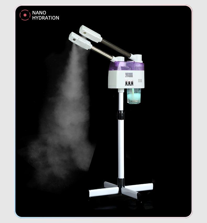 Dual-Pipe Hot & Cold Facial Steamer Hydrating Beauty Instrument