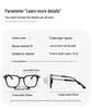 Jay Chou Oversized Fashion Glasses for Women - Arched Eyebrow Line, No-Makeup Look