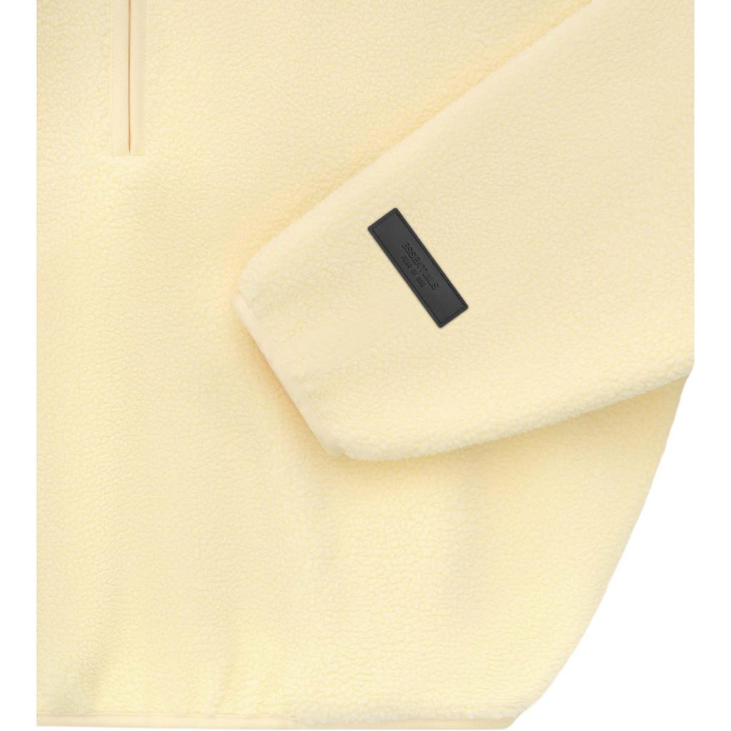 Fear of God Essentials Nylon Half Zip Mockneck Garden Yellow Men Tops 202SP244271F