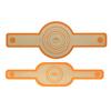2 Pcs Silicone Bread Mat Circular Oval Non-Stick Baking Mat Set for Oven Reusable Easy to Clean