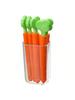 Quick-Seal Reusable Orange Bread Bag Clips for Pantry Fridge Food Freshness Preservation