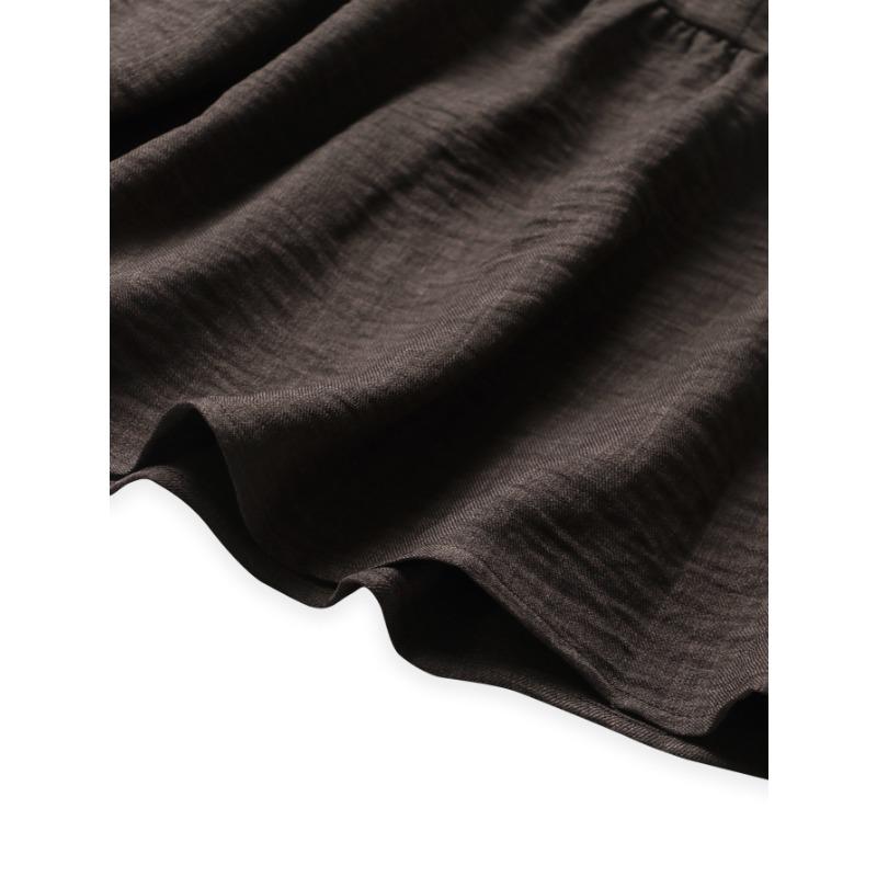 Square-neck Lotus Leaf Hem Long Pants, Plus-size Fashionable Long-sleeved Lotus Leaf Top, Wide-leg Long Pants Two-piece Set