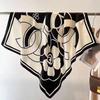 Spring & Autumn Silk Scarf: High-End Korean Style, Magnetic Buckle, Neck Protection, Versatile Temperament, Women's Square Scarf