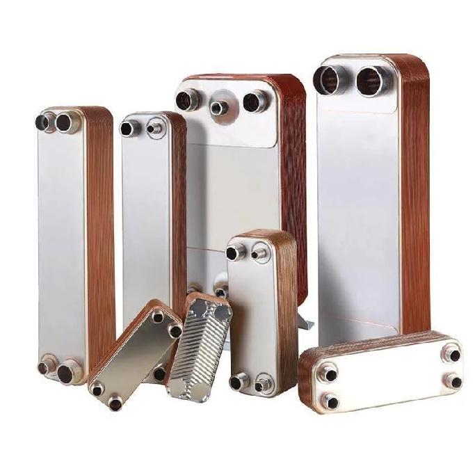 

316L SS Brazed Plate Heat Exchanger BPHE for HVAC Chillers Heat Pumps Industrial Oil Coolers HP Condensers Copper Tubes HQ10-HQ600 індиго
