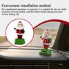 Car Dashboard Ornaments Collectible Automotive Interior Santa Figure Car Dashboard Ornaments Figure for Truck Sedan Pickup