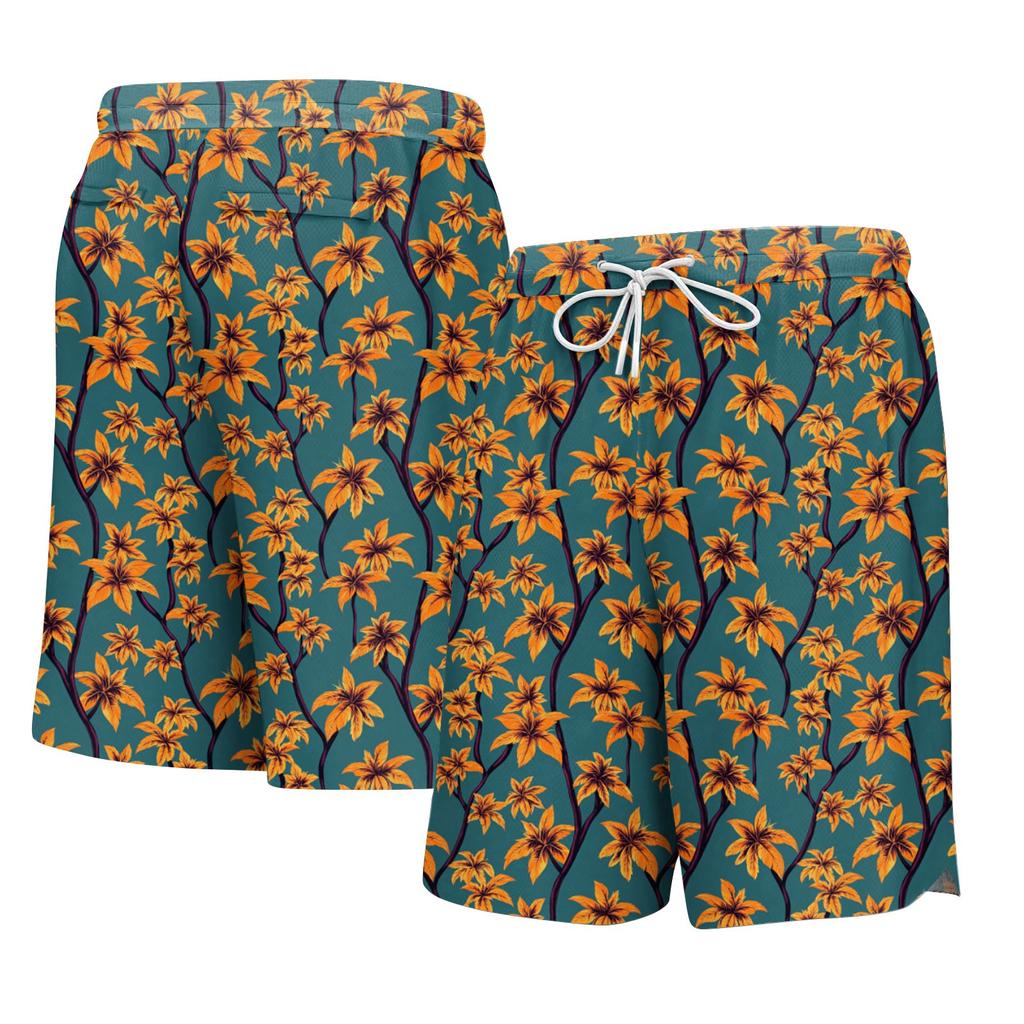 Herrsportshorts, Basketshorts, Trendiga vardagsbyxor