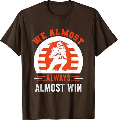 Retro We Winnen Bijna Altijd Grappig Voetballiefhebbers T-shirt