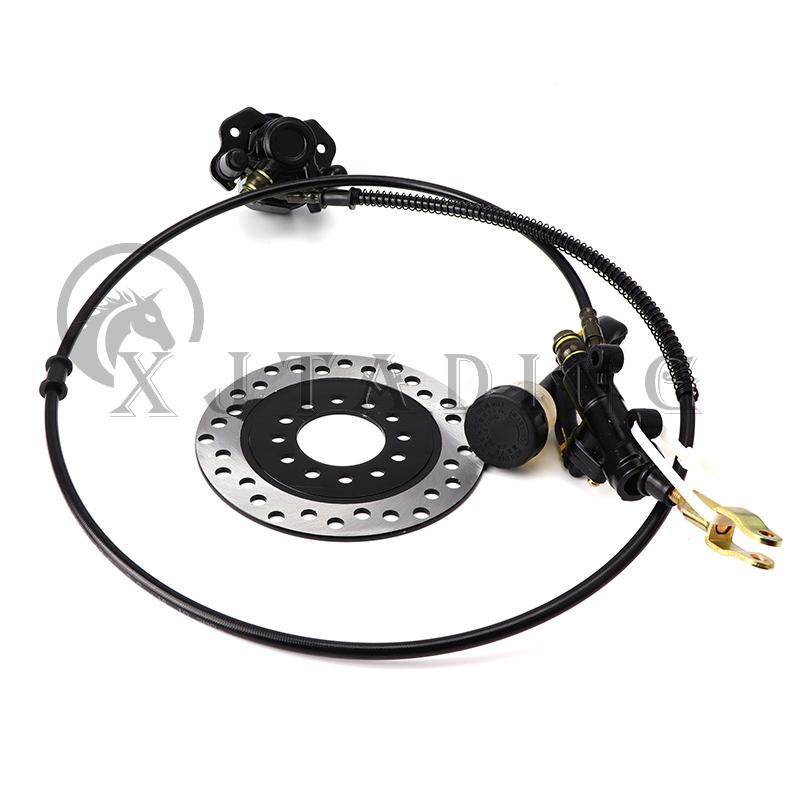 Karting Hydraulic Rear Disc Brake Caliper System Pads For 150cc 200cc 250cc ATV Go kart Dune Buggy Quad Dirt Bike parts