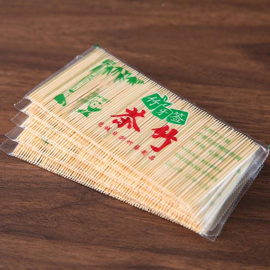 1000Pcs/Set Practical Dual-side Use Toothpick Eco-friendly Labor-saving Bamboo Dinner Toothpick for Home