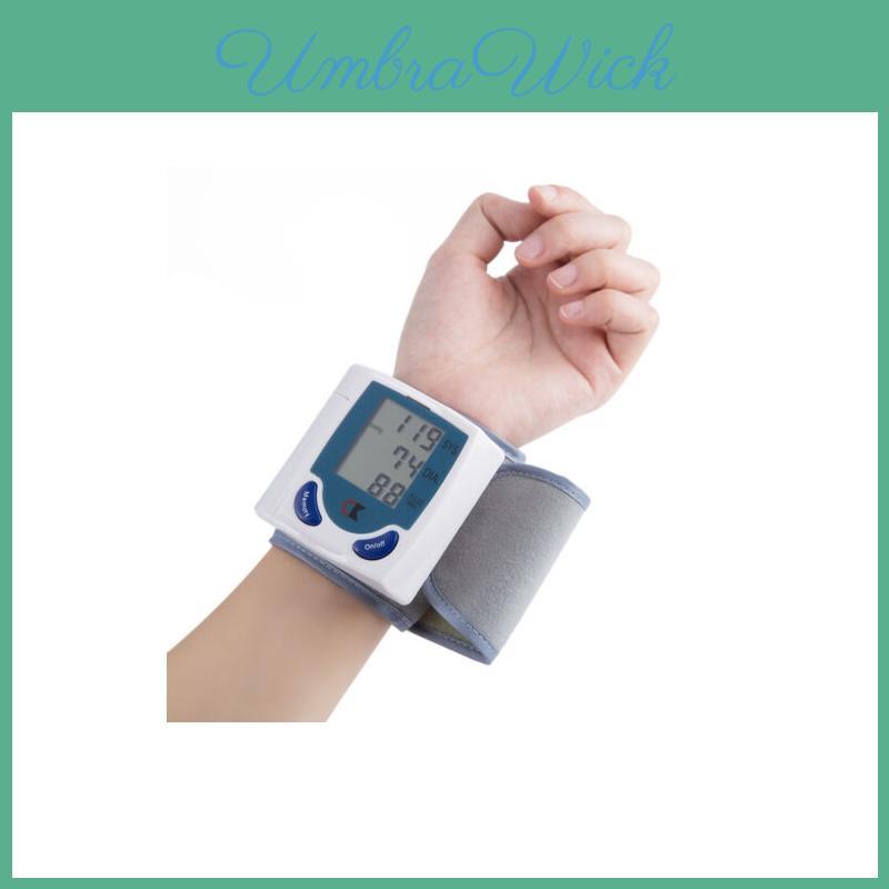 Premium LCD Digitale Armgelenk-Blutdruckmessgerät Mit Hochpräzisem Pulsmesser