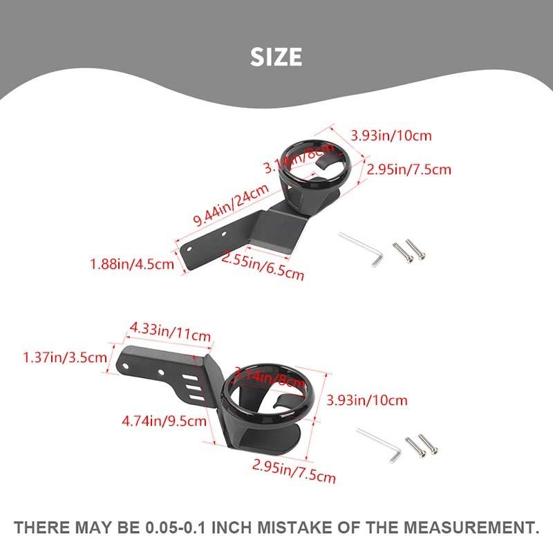 Car A-pillar Handle Cup Holder Bracket Rack Support For Ford Bronco 2021 Up Interior Accessories