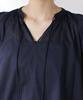 Nano Universe Made In India Cotton Frill Sleeve F Blouse, Women's, 081, L. Purple, 669-5121300