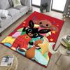 Bunny And Friends Adventure Office Rug Chair Mat, Game Carpet, Suitable for Front Door, Bedroom, Living Room, Desk, Holiday Gift