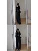 Women's Autumn & Winter Casual Sweatshirt & Wide-Leg Pants Set - Hong Kong Style Slimming Hooded Running Two-Piece