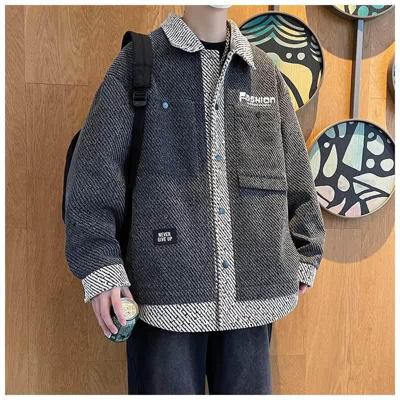 2026 Men's High-End Loose Casual Jacket - Shirt Style for Spring and Autumn