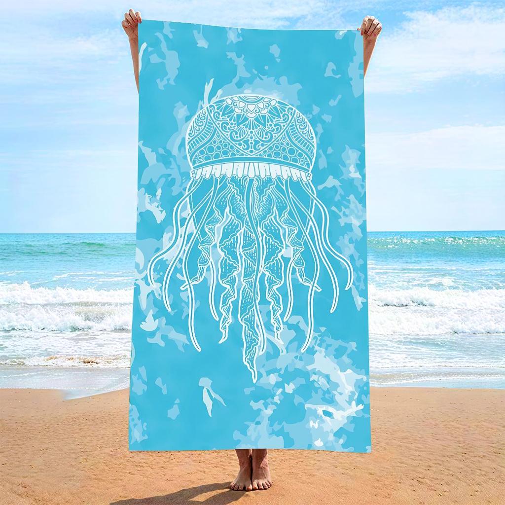 70x140 Microfiber Custom Printed Beach Towel - Absorbent & In Stock