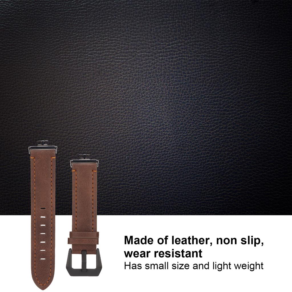Smartwatch Band Strap Vintage Leather Wrist Watchband with Buckle Screwdriver for   Watch FIT