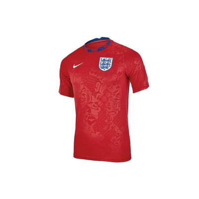 England Team Training Match Short Sleeve Football Jersey Men Tops Red CD2577-600