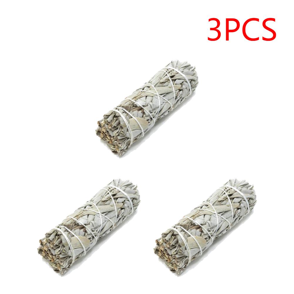 2-10PCS Incense White Sage Bundle Smudge Sticks Home Purification Bundles Smudge Sticks Meditation Energy Cleansing Bundles