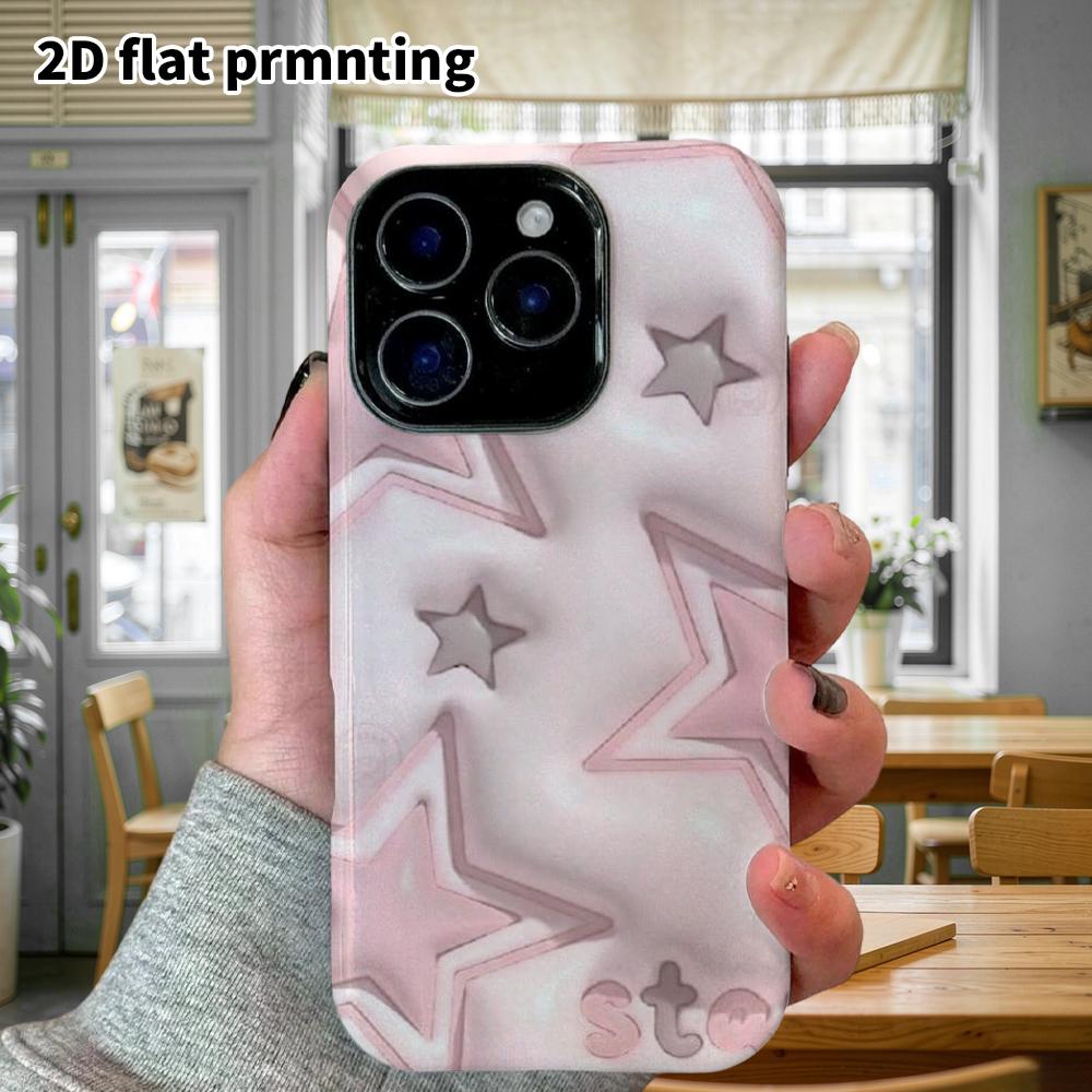 Phone Case: 2D Flat Samsung Galaxy A34 A35 M05 M06 S20 S22 S21 FE Plus 5G Protective Case, Star Background, Perfect Christmas and Halloween Holiday Gi