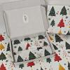 Christmas Tree and Fireworks Pattern Tissue Gift Box Wrapping Paper, Christmas Style Design, Holiday Packaging, Christmas Decor