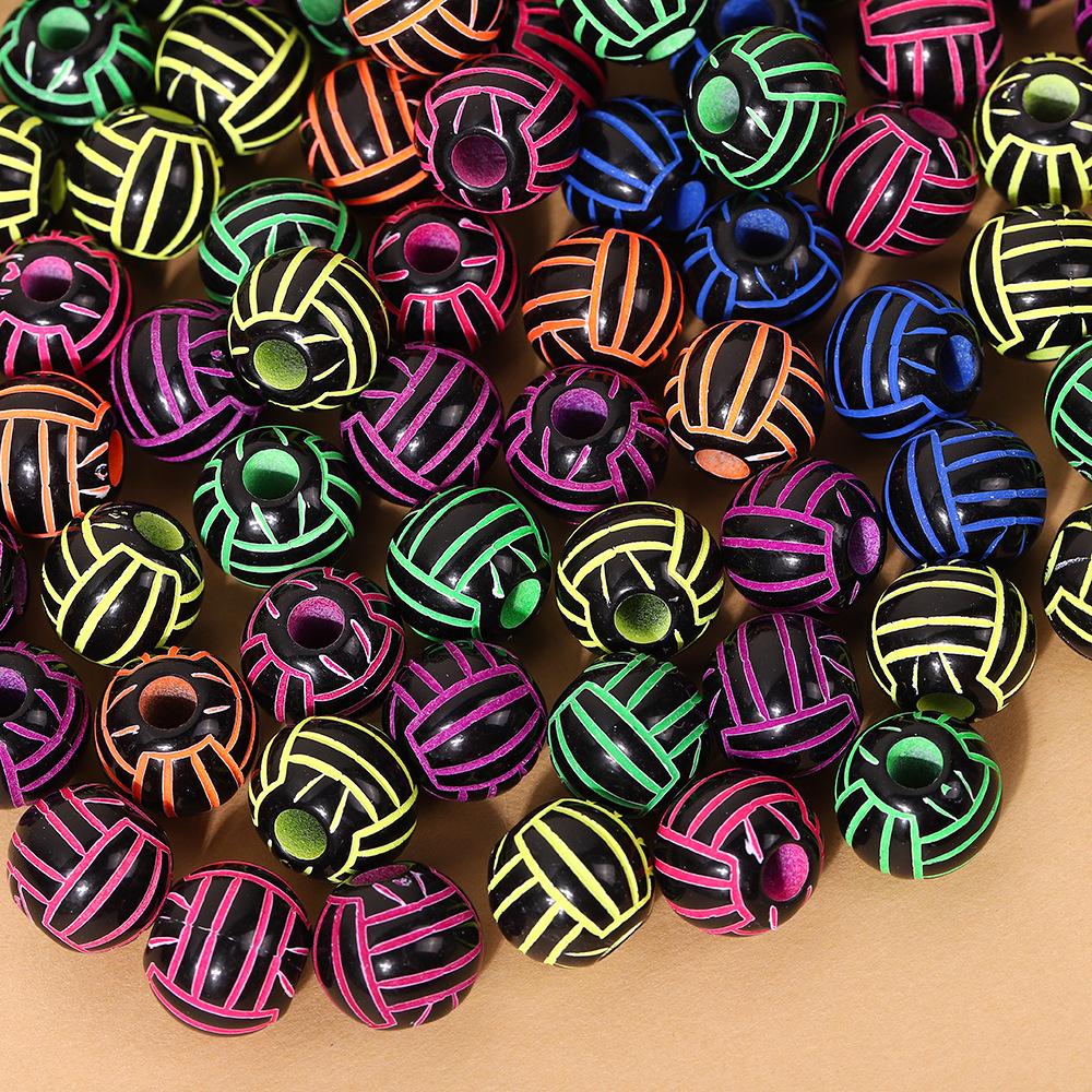 Acrylic Letter Beads for Kids' Jewelry Making – Educational DIY Beading Accessories