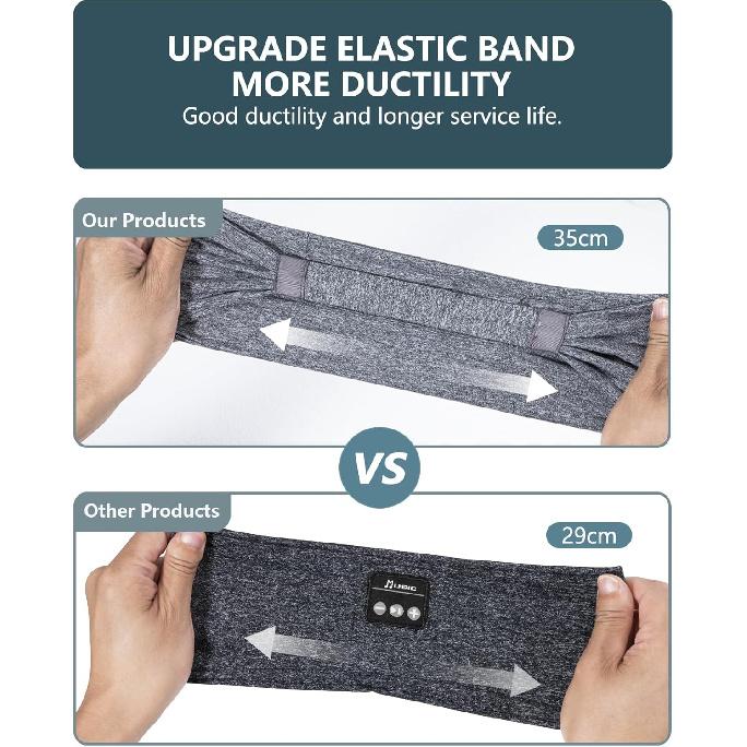 2-Pack Sleeping Headphones, Headband Headphones with Ultra-Thin HD Stereo Speaker, Bluetooth Headband for Sports, Workouts, Insomnia, Yoga, Air