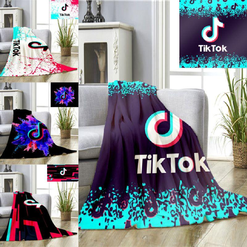 Tik Tok Flannel Blanket Featuring Super Soft Comfort For Cozy Winter Nights For Kids