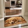 Diatomite Dog Pattern Doormat Quick-dry Bathroom Floor Mat Fun Diatomite Bath Rug  Entryway