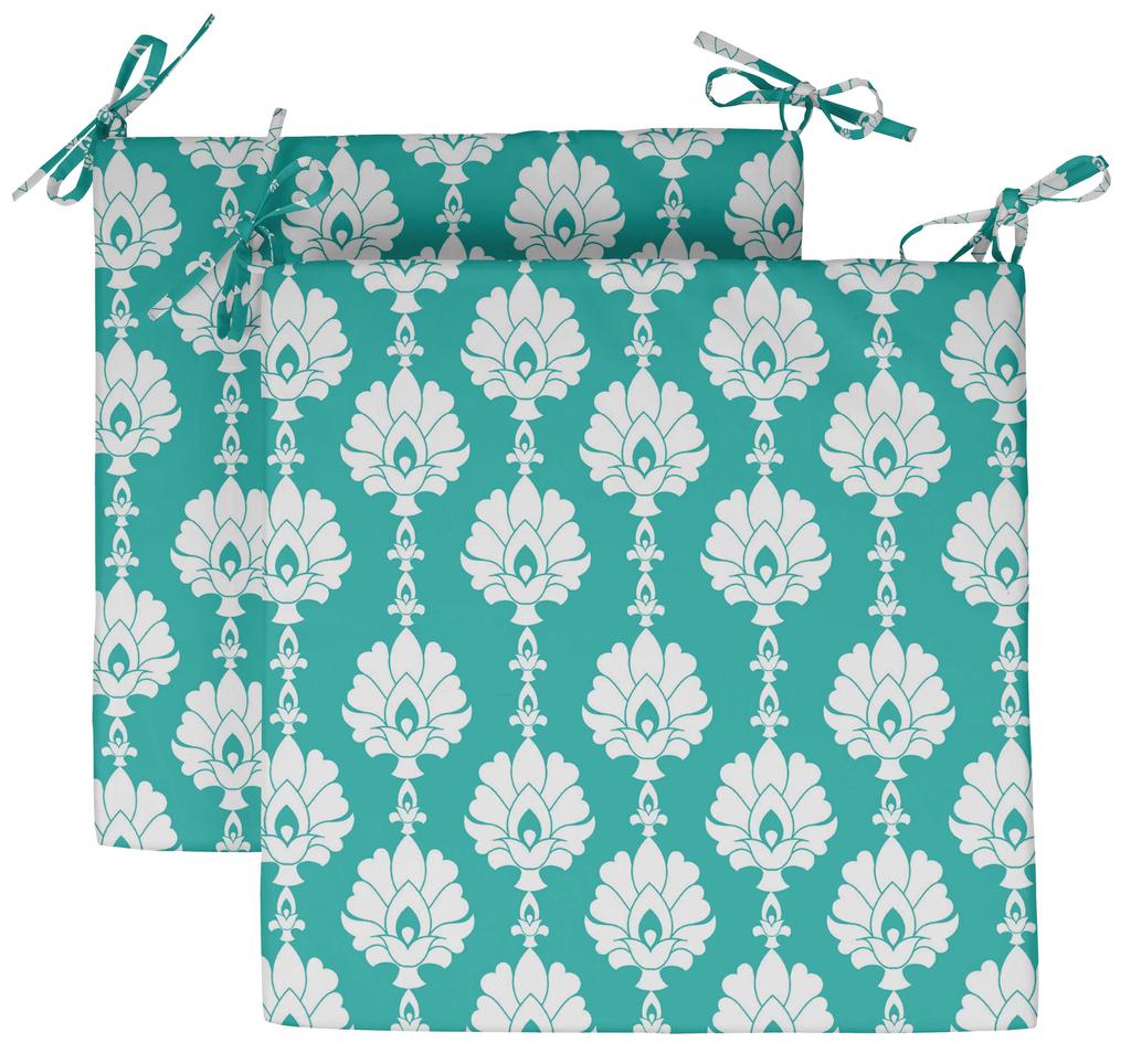 Vargottam Bedruckte Indoor Outdoor Stuhlkissen Rutschfest Esszimmerstuhl Kissen Quadratisch Geformt Esszimmerstuhl Kissen Mit Bindebändern