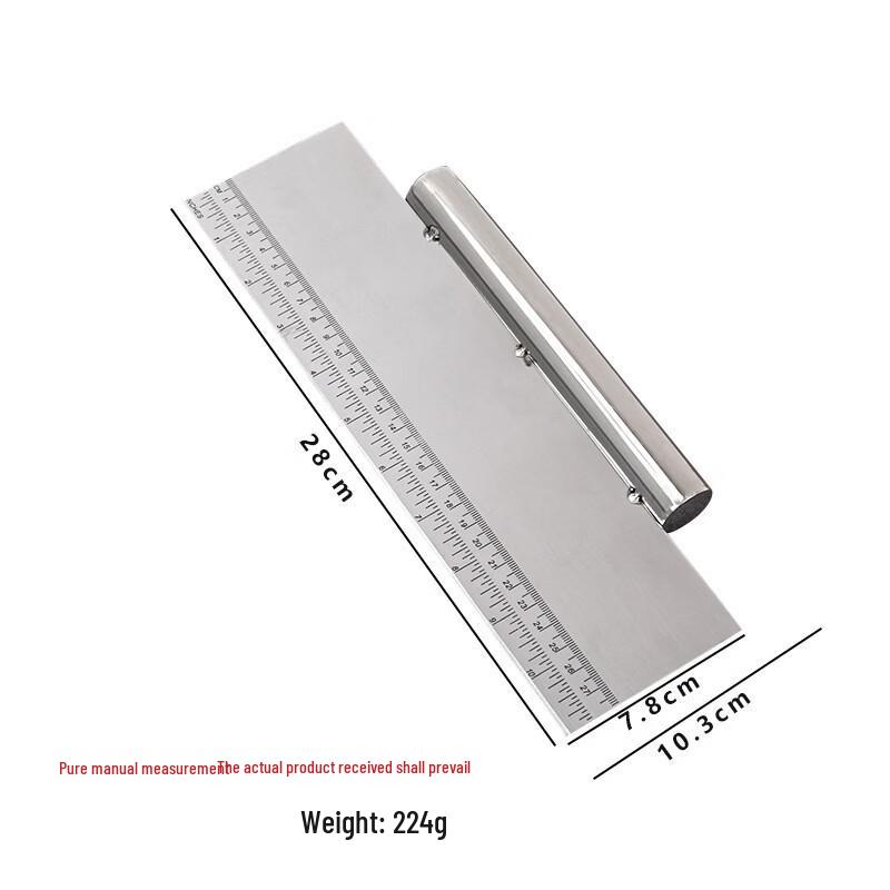 MDNG Stainless Steel Dough Scraper Set