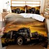 Vintage Duvet Cover Set, Classic Car Automobile Mechanic Nostalgic 50S, Decorative 3 Piece Bedding Set Twin Queen King Full Size