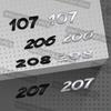 3D Metal Car Styling For 107 206 207 208 301 307 308 Emblem Decals Rear Trunk Body Badge Accessories