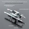 Steel Cable Pulling Aid Anti Jam Adjustable Cable Puller Machine Smooth Roller Anti Slip Teeth Electrician Wiring Too
