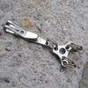 3Pcs Stainless Steel Key Ring with Clip Heavy Duty Metal Keychain Pocket Clip Holder Mini