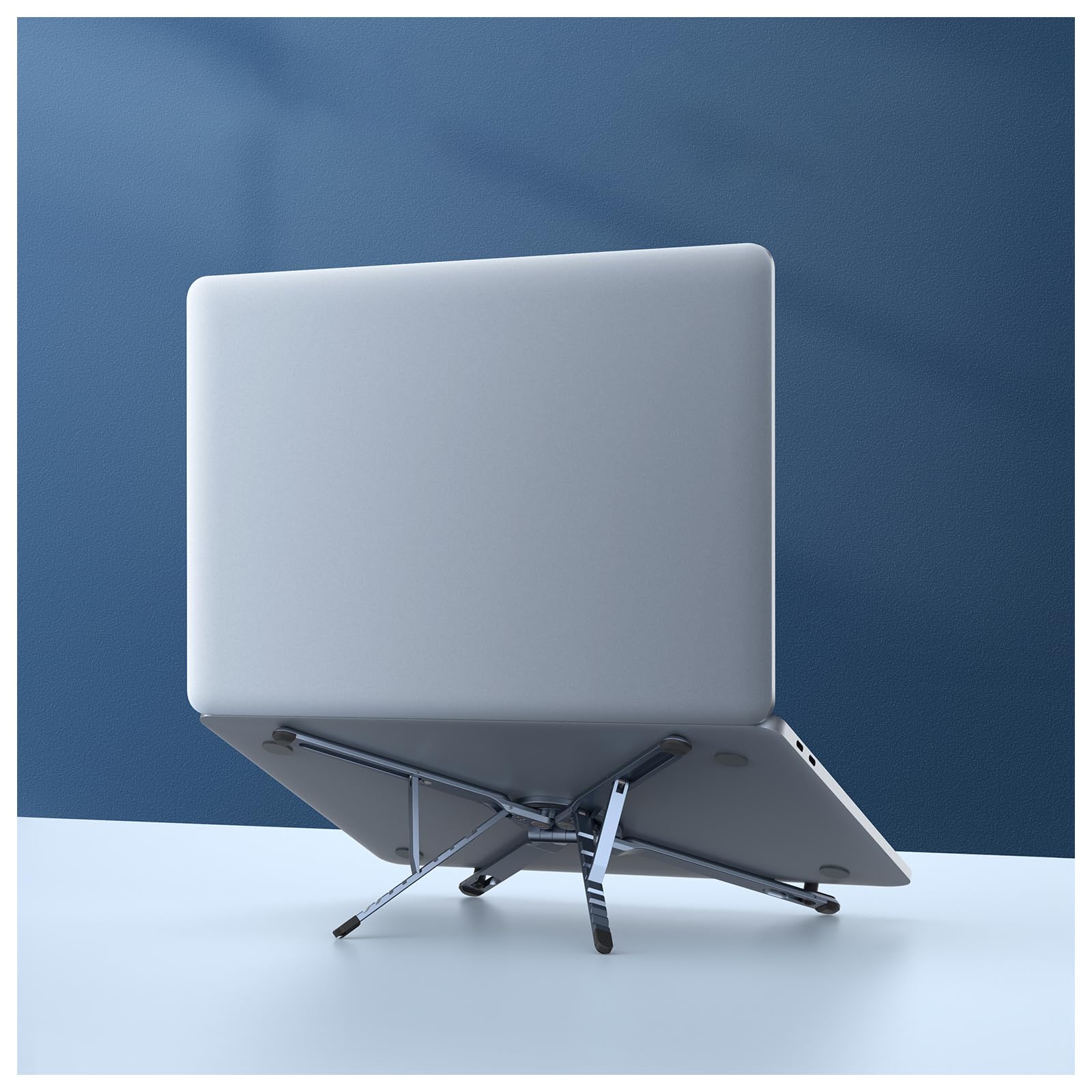 

BESSTER Multifunctional Foldable Laptop Portable and Easily for and Cell Adjustable Aluminum Alloy Lightweight and Heat Ergonomic Relieves Back Pain