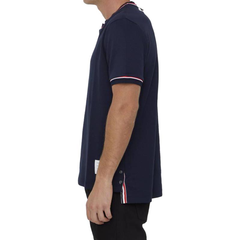 THOM BROWNE Milan Striped Crewneck T Shirt MJS231A-J0055-415