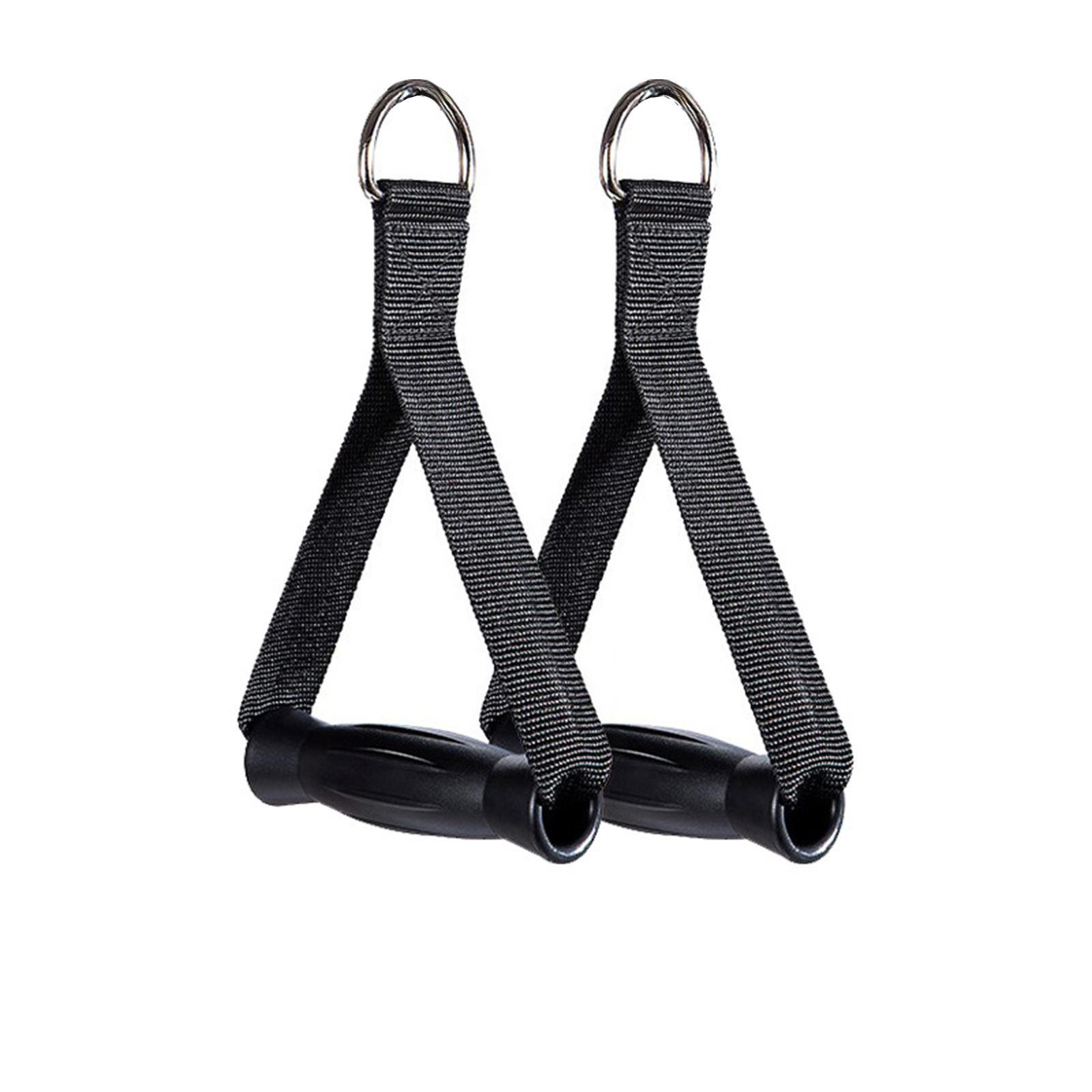 1Pair Multifunctional Gym Resistance Bands Handle  Gym Exercise Handle Pull Down Grip Fitness Workout Band Handle