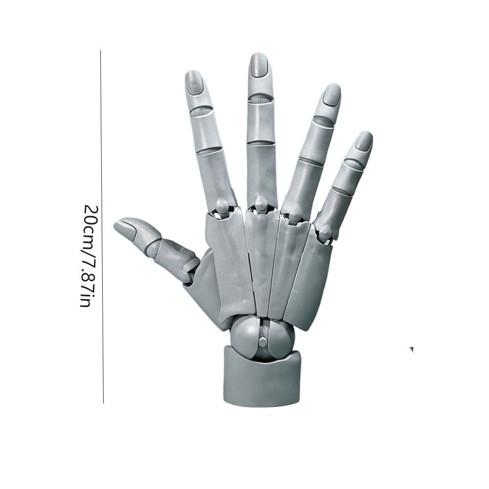 Left/Right Articulated Hand Model Hand Finger Joint Figurine  Simulation Sketching Painting