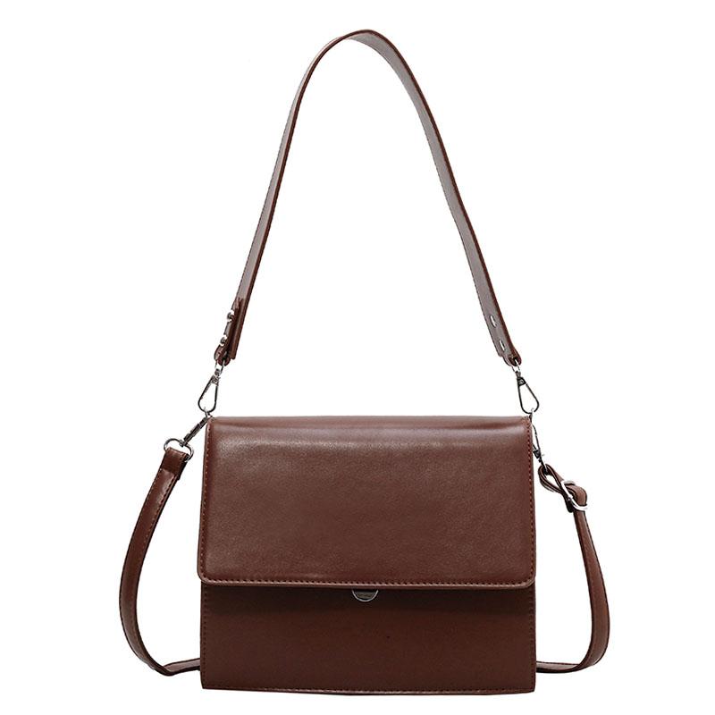 

Винтажные модные деловые сумки для женщин с двойным ремешком из чистой искусственной кожи, сумка через плечо, дизайнерские сумки класса люкс 25x20x11cm